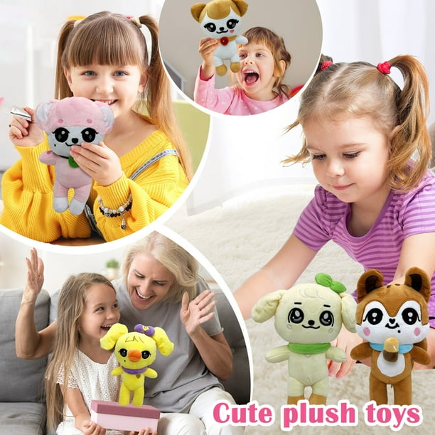 20cm Kpop IVE Cute Cartoon Character Minive Plush Doll Stuffed