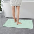 thumbnail image 6 of Gnwei Stone Bath Mat – Diatomaceous Earth Bath Mat, Rock Absorbent Bath Mats for Bathroom, Modern Stone Drying Mat, Shower Mat Outside Shower, 31.4"x19.7" Gray, 6 of 9