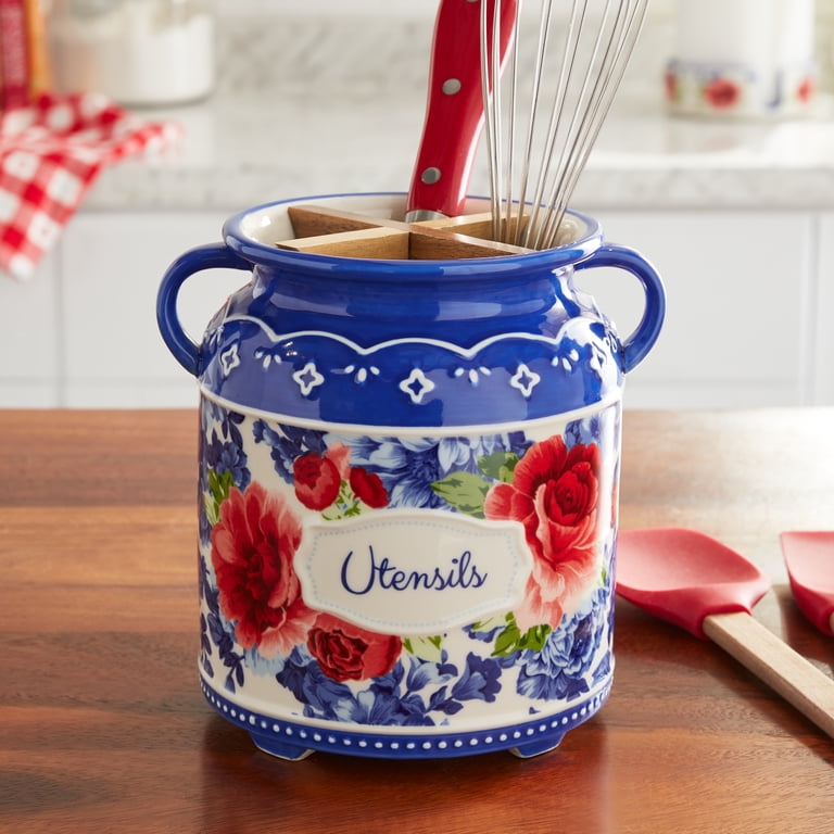 OPALINE. TRES JOLI Vase De Teinte Bleutee. Decor Floral Sur Pietement