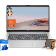 HP 17 inch Touchscreen Business Laptop, 17.3" HD+ Anti-Glare, AMD Ryzen 5 7530U, 64GB RAM, 2TB SSD, AMD Radeon GPU, Webcam, Wi-Fi 6, Windows 11 Pro