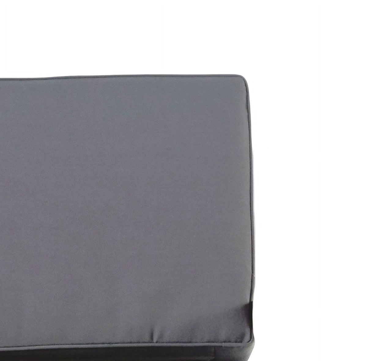 Outdoor Club Chair Replacement Cushion Cover Only, Soft Seat Cover for Patio Garden, Gray