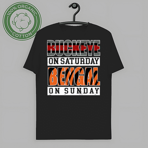 Vintage Buckeye On Saturday Bengal On Sunday T-Shirt Up To 4XL-TH66330