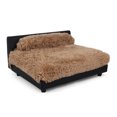 thumbnail image 2 of Club Nine Pets Roma Orthopedic Pet Bed for Dogs, Elevated, Small, Camel., 2 of 6