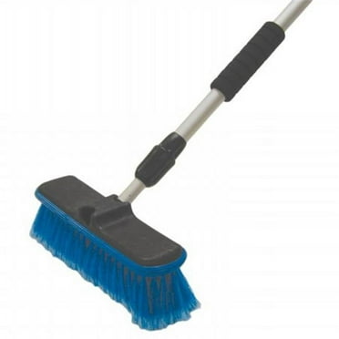 Clean-Rite Flo Thru Wash Brush 4B369 Automotive Cleaners, 60'' Telescoping Handle