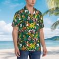 thumbnail image 3 of Disketp Hawaiian Shirts for Men,Cute Tribal Leopards Print Mens Casual Short Sleeve Button Down Shirts Beach Shirt, 3 of 7