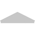 thumbnail image 5 of Ekena Millwork 80"W x 26-7/8"H x 2-3/4"P (Pitch 6/12) Peaked Cap Sunburst Architectural Grade PVC Combination Pediment, 5 of 8