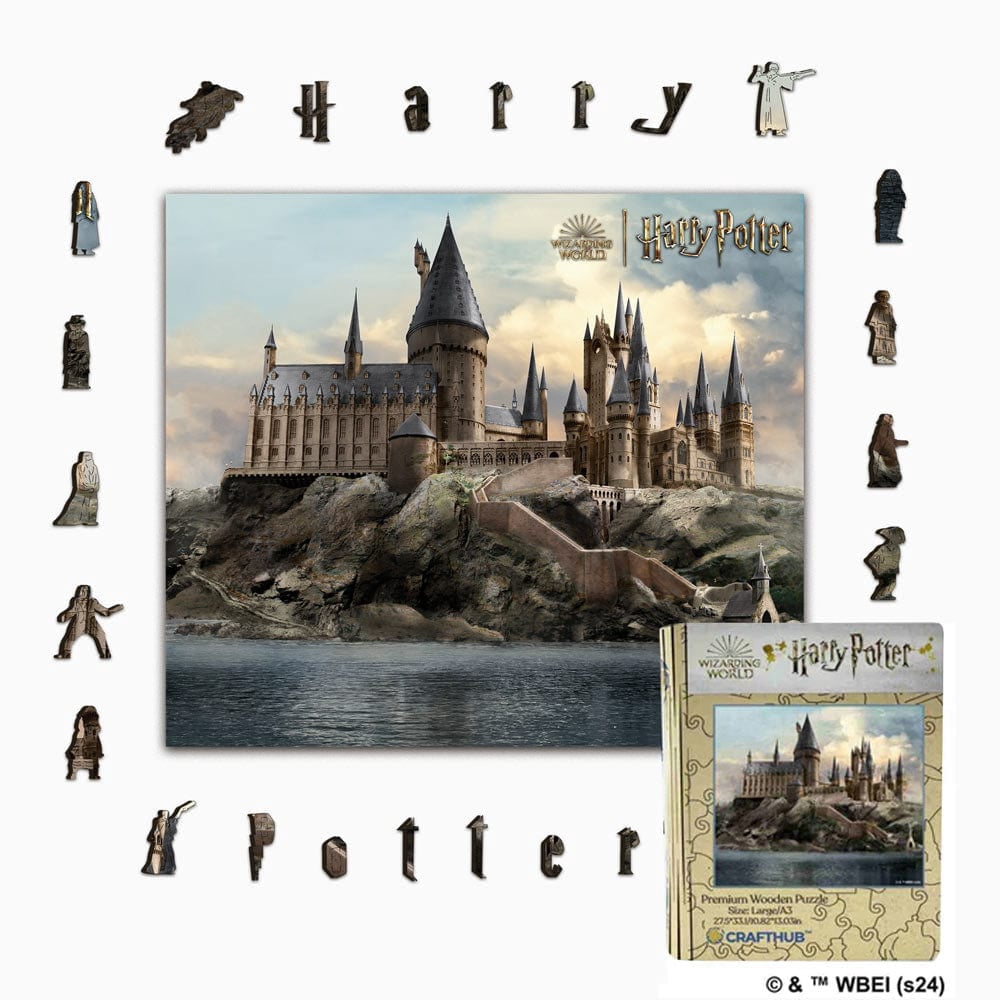 CRAFTHUB Harry Potter - Hogwarts Castle Wooden Jigsaw Puzzle