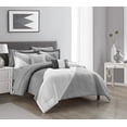 thumbnail image 2 of Chic Home Ayrton 9-Pc Grey Comforter Set, King, 2 of 9
