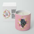 thumbnail image 2 of Carolines Treasures CK4163CDL Newfoundland Soy Candle 10 oz Decorative Gift Scented Soy Candles for Home Pink Flowers 10, 2 of 2