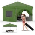 thumbnail image 1 of Eastvita Instant Pop-Up Canopy Tent with 4 Side Walls - Green, 1 of 6