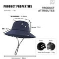 thumbnail image 5 of Bucket Hats for Adult Men Women Sun Protection Suitable for Leisure Cycling Bike Helmet (Non-Professional) Mountain Hiking Fishing, 5 of 9