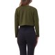 thumbnail image 3 of INSPIRAR CHIC Cárdigan Corto de Mujer con Mangas Largas y Cuello Redondo, Ligero, Talla XL, Verde Ejército, 3 of 6