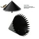 thumbnail image 4 of Squirrel Foafle Para Alimentador De Pájaros Guardia De La Ardilla Para Comederos De Pájaros Montados En Poste Con Diseño De Bamboleo Rotativo Bordes Con Punta De PVC Negro, 4 of 7