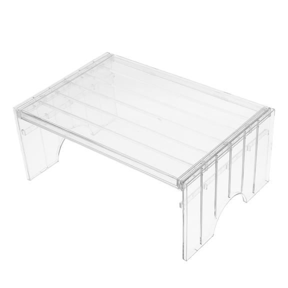FONDOTIN Multilayer Fridge Shelf Organizer Transparent Pet Adjustable for Home Refrigerator