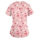 thumbnail image 3 of Fiudx Ofertas Flash Artículos En Oferta Blusa de Manga Corta con Cuello En V para Mujer, Uniforme de Trabajo, Impresión de Bolsillo, 3 of 3