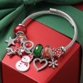 thumbnail image 1 of Bracelet de Noël Flocon de Neige et Arbre - Strass Scintillants, Fermoir Réglable, Parfait pour Fêtes, Cadeaux et Accessoires de Mode d'Hiver, 1 of 7