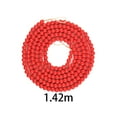 thumbnail image 2 of Round Xmas Beaded Garland, Home Decor, Christmas Tree Decoration, Wall Hanging Christmas Wooden Beads Garland For Holiday Fireplace Door Party Rojo 142cm BLESIY guirnalda de cuentas de madera, 2 of 6