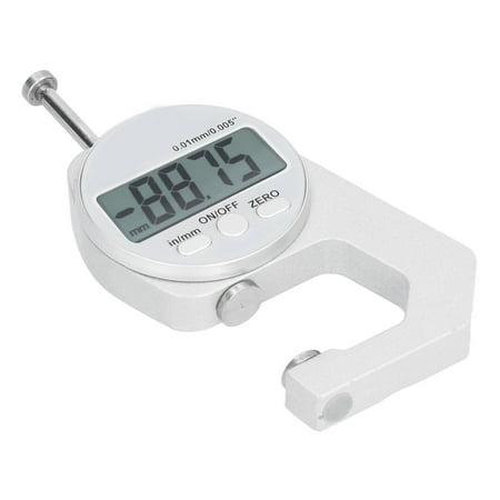 

Inch Measuring Tool Digital Thickness Gauge Easier Faster Reading Low Power Consumption For Paper For Fabric For Leather 0-20mm