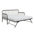 thumbnail image 2 of OakvillePark LaPrele Metal Daybed with Lift-Up Trundle, Twin/Twin, Dark Bronze, 2 of 4