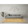 thumbnail image 3 of Ahgly Company Indoor Round Abstract Brown Contemporary Area Rugs, 6' Round, 3 of 4