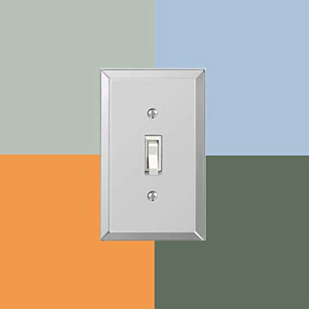 Amerelle 66RRR Moderne Wallplate 3 Rocker Acrylic Clear 1-Pack