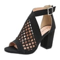thumbnail image 2 of Zapatos de moda de verano para mujer Zapatos de mujer con cremallera hueca Sandalias de boca de pescado Wmkox8yii shjk325, 2 of 5