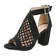 thumbnail image 4 of Zapatos de moda de verano para mujer Zapatos de mujer con cremallera hueca Sandalias de boca de pescado Wmkox8yii shjk331, 4 of 5