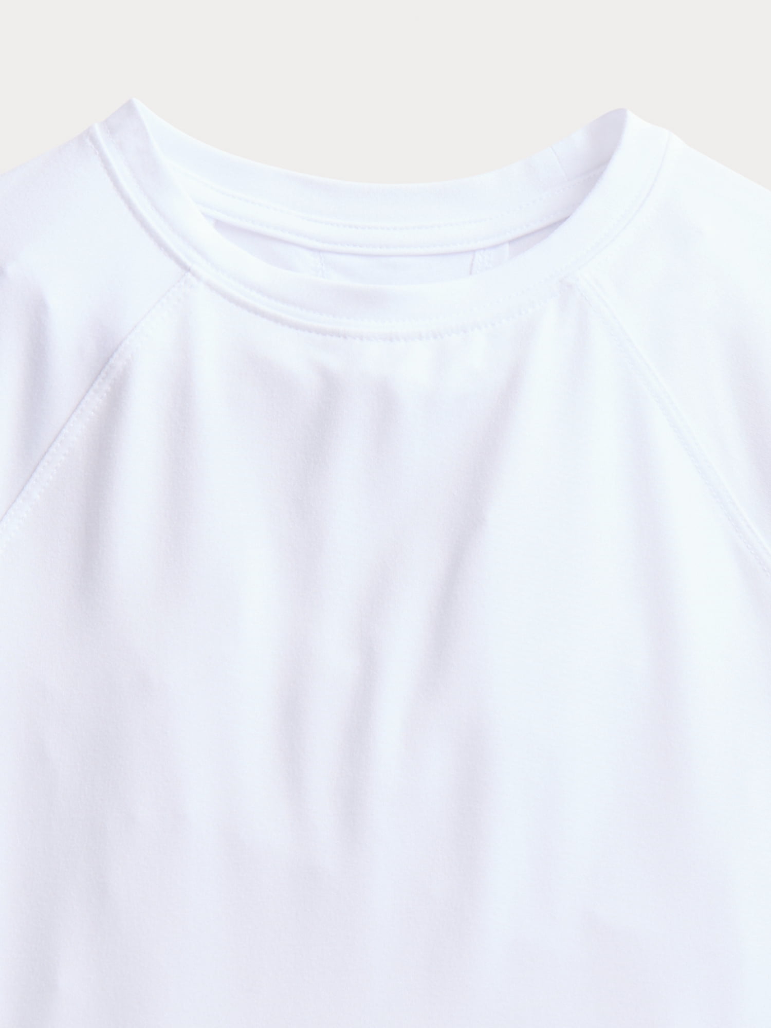 Athletic Works Girls Active Fashion Tee with Short Raglan Sleeves, Sizes 4-18 & Plus