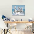thumbnail image 5 of Naloa Horses Running Through The Water Print Canvas Bathroom Wall Art,Bathroom Wall Art Decoration, Canvas Poster Prints,Decorative Paintings for Living Room, Bathroom, Kids Room, 5 of 6