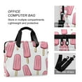 thumbnail image 4 of FORMRS 16" Laptop Sleeve Bag Carrying Case with Handle Travel Shoulder Briefcase, Pink Ice Cream, 4 of 8