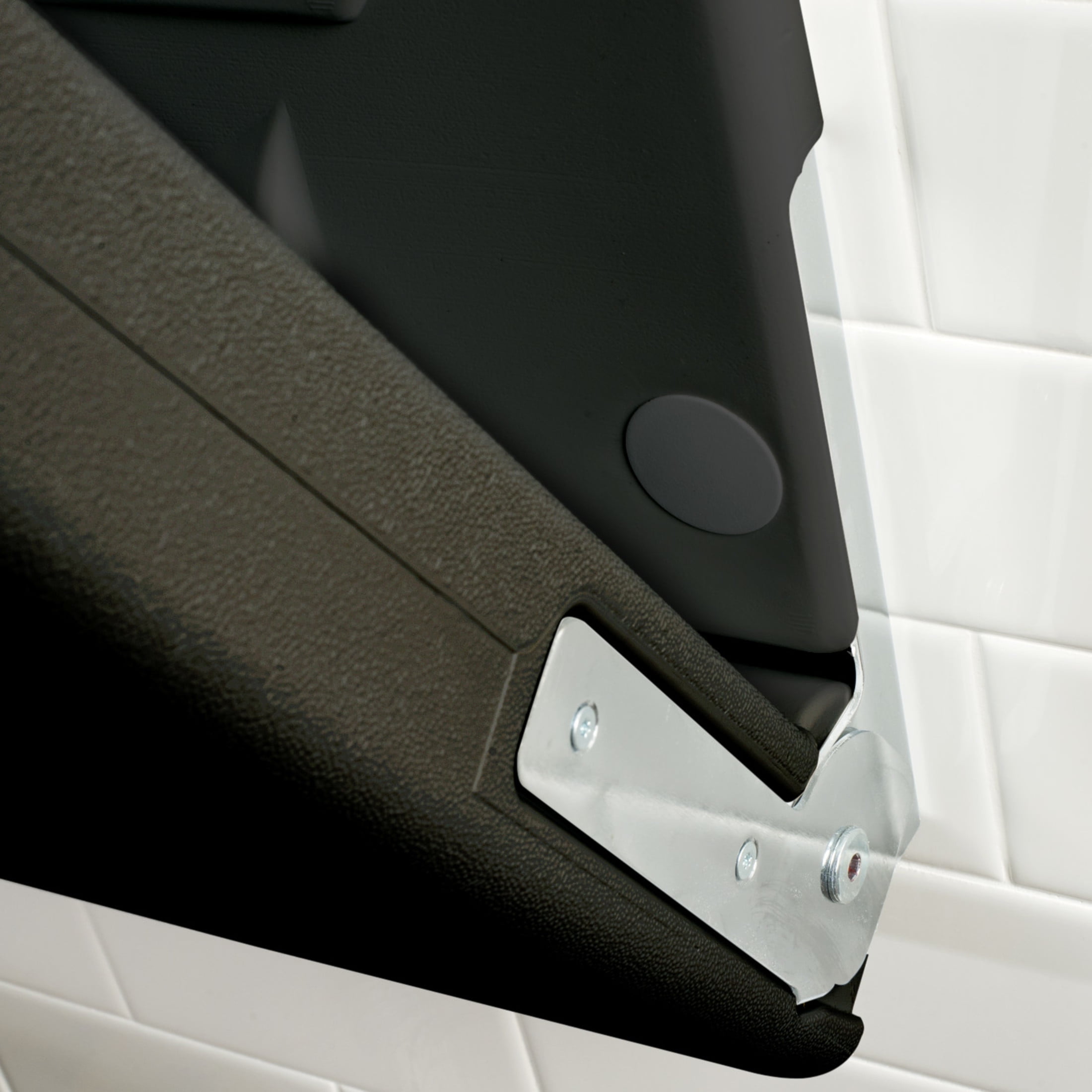 Foundations Classic Horizontal Surface Mount Baby Changing Station, Black (100-EH-02)