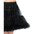 thumbnail image 3 of Leg Avenue Women's Layered Tulle Petticoat, Black, One Size, 3 of 5