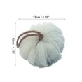 thumbnail image 4 of Unique Bargains 1 Pc Two Colors Bath Shower Loofah Sponge Body Puffs for Bathroom Blue, 4 of 7