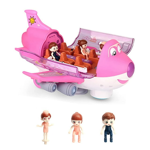 Modelo Eléctrico, Avión, Avión, Juguetes, Música Luminosa, Rotación De 360 Grados, Juguetes, Regalo Para Niños Para Fiesta De Navidad Moyic FN007459-02