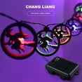 thumbnail image 5 of Halloween Lights, 16FT 20 LED Waterproof 3D Pumpkin Bat Spider Battery Operated String Lights with Timer, 8 Lighting Modes Fairy Lights for Window Indoor Outdoor Decor Halloween Party Decorations, 5 of 8