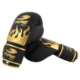 thumbnail image 3 of Par de Guantes de Boxeo Fire Sports PVC Línea Fire One Dorado Negro, 3 of 3