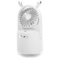 thumbnail image 2 of Humidificador de ventilador de escritorio, humidificador de refrigeración con ventilador de pulverización USB portátil, color blanco, 2 of 11