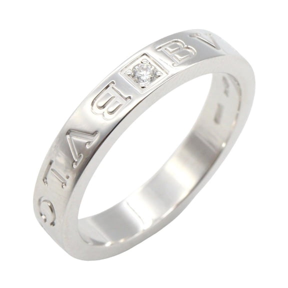 Pre-Owned BVLGARI B-zero1 Ring (1PD) in 18K White Gold with Diamonds, Available Silver and...