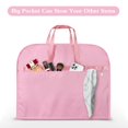 thumbnail image 2 of Bolsa de ropa Limoomil, resistente al agua, para viajes, rosa, 2 of 7