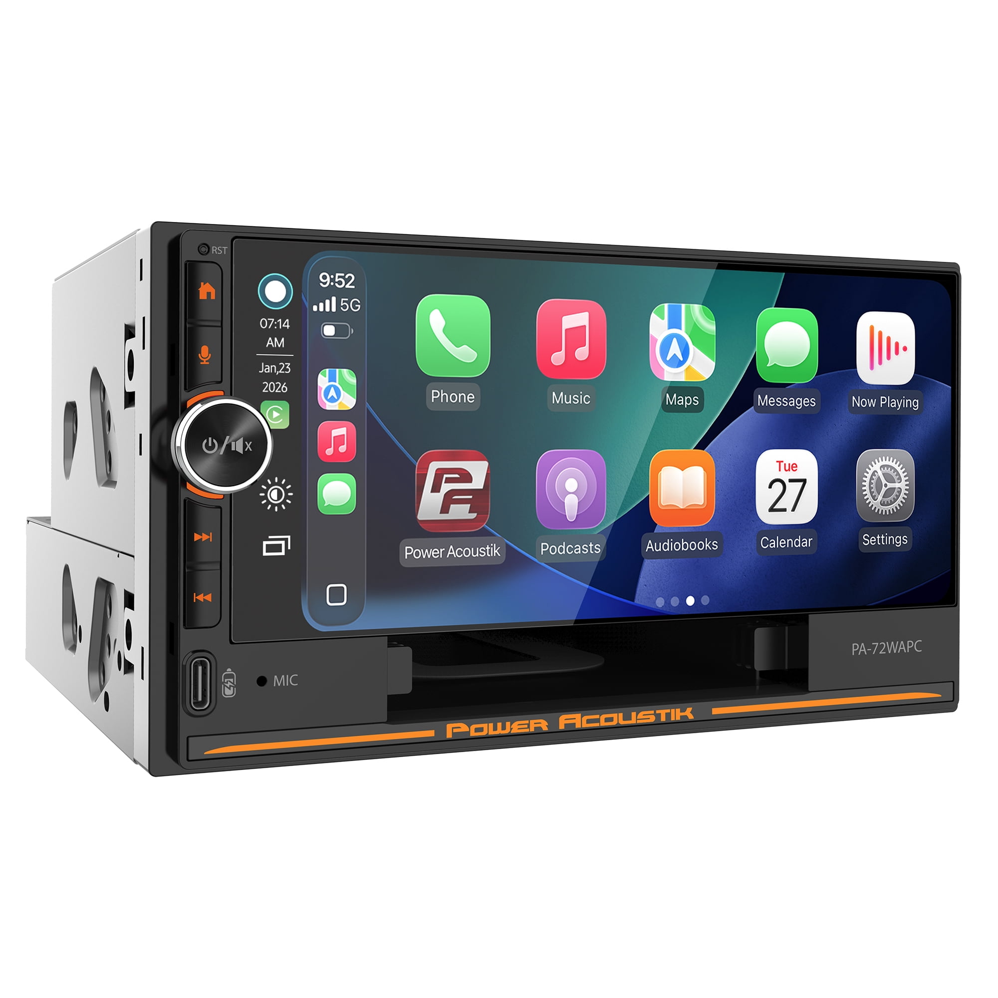 Power Acoustik PA72WAPC 7Inch 2DIN Car Stereo, Wireless A
