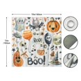 thumbnail image 4 of Happy Halloween Shower Curtain with Hooks Pumpkin Bat Bathroom Shower Curtains Set Waterproof Polyester Bath Decor 72x72inch, 4 of 7