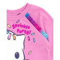 thumbnail image 4 of Dreamworks Gabby's Dollhouse Cakey Cat Toddler Girls French Terry Dress Purple 5T, 4 of 5
