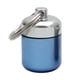 thumbnail image 2 of Mini píldoras caja de aluminio aleación llavero botella mochilero tabletas personal adultos niños ancianos impermeable sellado contenedor azul Yuarrent HA010383-04, 2 of 6