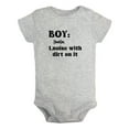 thumbnail image 2 of iDzn BOY DEFINITION A NOISE WITH DIRT ON IT Funny Rompers For Babies, Newborn Baby Unisex Bodysuits, Infant Jumpsuits, Toddler 0-24 Months Kids One-Piece Oufits, 2 of 5
