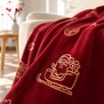 thumbnail image 6 of PoyoKee Christmas Throw Blanket for Couch, 39.37*27.56 inchs, Machine Washable Soft Fleece Blanket, Home Decorations Christmas Decorations Gifts, All-Season Use, 6 of 7
