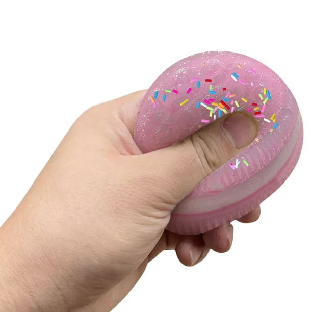 Juguete para Apretar Con Forma Comida Galleta Alivio Del Estrés Blando Regalos TPR Ultrasuaves