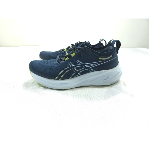 Asics Shoes Mens 10.5 Gel-Nimbus 26 Blue Running Sneaker Walking Gym 1011B794