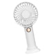 thumbnail image 1 of Ventilador de mano portátil, ventilador de cara de refrigeración, mini ventilador de mano, 3 velocidades, ventilador de escritorio recargable por USB, Blanco Sunnimix Ventilador de mano portátil, 1 of 8