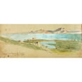 thumbnail image 2 of Miner Kilbourne Kellogg 14x8 Gold Ornate Wood Frame and Double Matted Museum Art Print Titled - Plains of Carthage (1854), 2 of 4