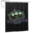 thumbnail image 2 of Cortina de ducha de Toy Story con dibujos animados, cortinas de ducha para baño con 12 ganchos, impermeable, lavable, poliéster, juego de decoración para el baño, 60 x 72 pulgadas, hierro, 2 of 8
